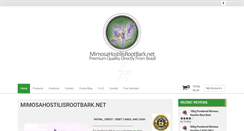 Desktop Screenshot of mimosahostilisrootbark.net