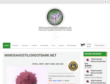Tablet Screenshot of mimosahostilisrootbark.net